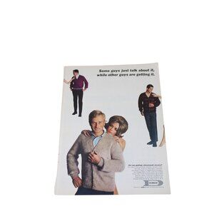 1965 Drummond Sweater Mens Ad Print Advertisement 93550